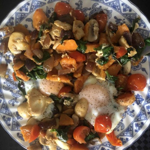 Egg-and-veg-hash
